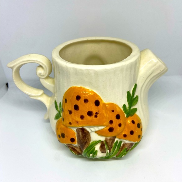 Vintage Arnel’s Mushrooms Cream and Sugar Set Ceramic Mushroom Creamer No Lid - Picture 8 of 14